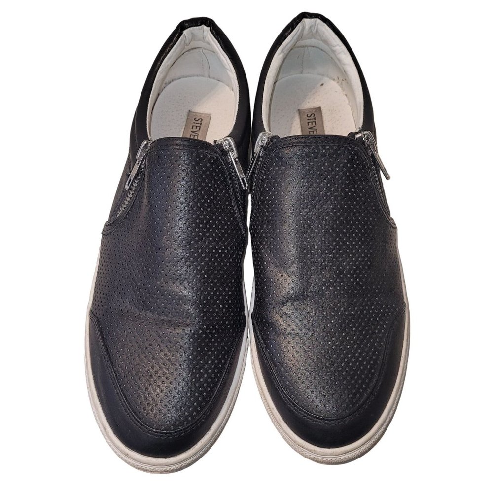 Steve Madden Ellias Shoe Women's size 9.5B black with white sole